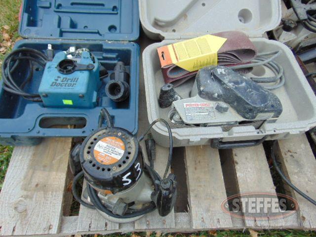 Pallet of misc. electrical tools, Drill Doctor,_1.jpg